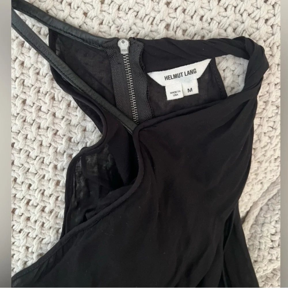 Helmut Lang Lush Voile Twist Neck Top - Picture 7 of 7